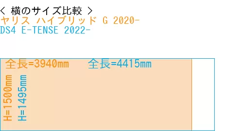 #ヤリス ハイブリッド G 2020- + DS4 E-TENSE 2022-